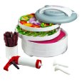 Nesco American Harvest FD-61WHC Snackmaster Express Food Dehydrator All-In-One Kit with Jerky Gun