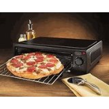 Nostalgia Electrics PBO-220BLK Countertop Pizza Baking Oven