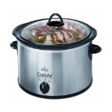 Crockpot 3040-BC 4-Quart Round-Shaped Manual Slow Cooker