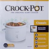 Crockpot SCR450-W 4.5-Quart Round Manual Slow Cookers
