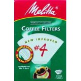 Melitta No. 4 Cone White Paper Filter