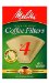 Melitta Cone Coffee Filters, Natural Brown, No. 4