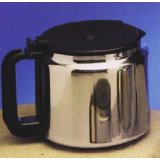 Medelco SS412 12 Cup Universal Stainless Steel Replacement Coffee Carafe
