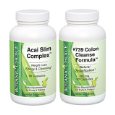 Botanic Choice's Acai Berry Complex Slim and #739 Colon Cleanse Set -Lose Weight and Detox
