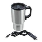 Heated 16 Oz Stainless Steel Travel Coffee Mug