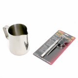 12 Oz. Milk Steaming Pitcher & Thermometer Combo