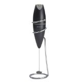 BonJour Oval Frother with Stand, Black