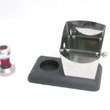 Espresso Knock Box with Tamp Station & Holder with Rubber Base