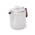 GSI Outdoors Glacier Stainless Steel Coffee Percolator (6 Cup)