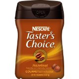 Nescafe Tasters Choice, Hazelnut, 6.1-Ounce Canisters