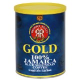 Reggie's Roast 100% Jamaica Blue Mountain Ground Coffee, Gold
