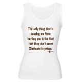 No Starbucks in Prison Women's Tank Top