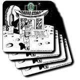 Londons Times Funny Food Coffee other Digestibles - Starbucks Is Everywhere - Coasters