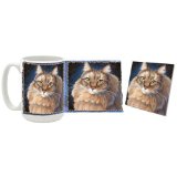 Josh Mug & Coaster Gift Box Combo - Cat/Kitten/Feline Edition