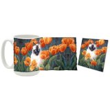 Poppy Gaze Mug & Coaster Gift Box Combo - Cat/Kitten/Feline Edition