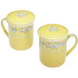 Yedi French Garden Tea Mugs with Filters