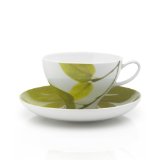Mikasa Daylight Teacup and Saucer in Green