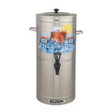 Bunn 33000.0000 3 Gallon Model TDS-3 Cylinder Style Tea or Coffee Dispenser