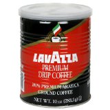 Lavazza Premium Drip Coffee, 100% Premium Arabica Ground Coffee