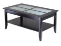 Syrah Coffee Table with Frosted Glass, Shelf