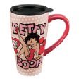 Vandor Betty Boop Ceramic Travel Mug Model #10351