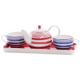 Hues&Brews Stripes Tea For 2
