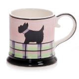 Hues&Brews Scotty 14-Ounce Tankard Mugs Set of 4