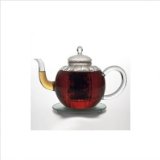 Bonjour Celeste Glass Teapot Set w/ Creamer and Sugar