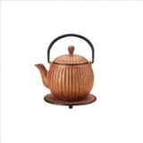 BonJour Hollow Gourd Design Cast Iron Teapot