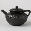 Pfaltzgraff Midnight Sun Sculpted Decorative Teapot