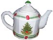 Pfaltzgraff Christmas Heritage Sculpted 1qt Pottery Teapot
