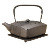 BonJour Tea Box Design Cast Iron Teapot