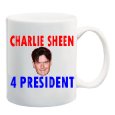 Charlie Sheen 4 President Mug