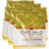 Café Halo French Vanilla, Cappuccino, Cinnamon Caramel, Chocolate Indulgence, Hazelnut, Butter Toffee Pods