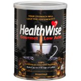 HealthWise™ Gourmet Coffee Low Acid, 100% Colombian Gourmet Supremo, Hazelnut