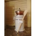 White Ceramic Hand Coffee Grinder