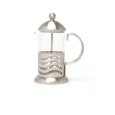 Lacafetiere Wave 3 Cup Coffee Press, Chrome