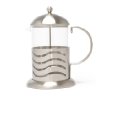 Lacafetiere Wave 12 Cup Coffee Press, Chrome