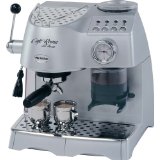Lello 45920 Ariete Cafe Roma Deluxe Espresso/Cappuccino Maker with Built-In Coffee Grinder