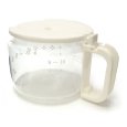 Glass Carafe White Handle