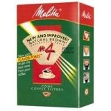 Melitta Flavor Pores Natural Brown Coffee Filter #4