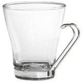 Bormioli Rocco Verdi Cappuccino Cup With Stainless Steel Handle