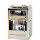 Lavazza One-Cup Espresso Beverage System, Chrome/Gold Stainless Steel