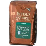 Buffalo & Spring Colombian Swiss Water Processed Decaf, Whole Bean Coffee, 2-Pound Bag