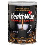 HealthWise™ Gourmet Coffee Low Acid, 100% Colombian Gourmet Supremo, 12-Ounce Cans