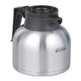 Bunn 40163.0001 Stainless Steel Thermal Decaf Carafe - 64 Ounce