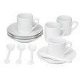 12-pc. Demitasse Set - White