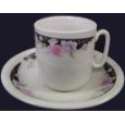 Demitasse cups and saucers set of 6 for Greek Coffee/Espresso