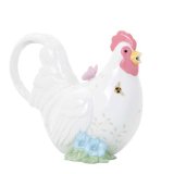 Lenox Butterfly Meadow Figural Rooster Teapot