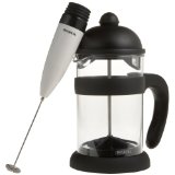 Bonjour Hugo 2-Piece Coffee Press and Frother Set